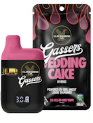 Claybourne Co Gassers Vape 1g Wedding Cake