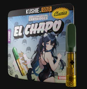 (2 FOR $30 MIX & MATCH) El Chapo - 1G Vape Cartridge (Kushie + Gold)