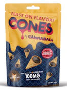 Dark Chocolate Cones - 100MG Ice Cream Cone Tips