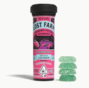 LOST FARM 100mg Raspberry Wedding Cake Rosin Gummies