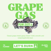 Let's Burn Grape Gas 7g Fun Size Budz 0052