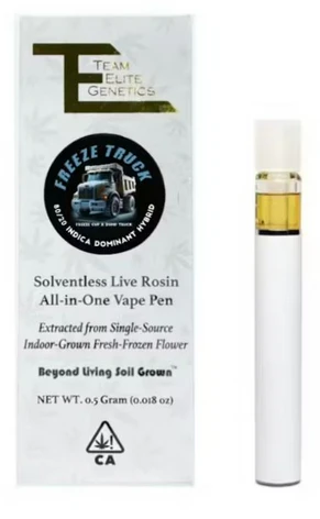 Team Elite Genetics - Team Elite Genetics - AIO - Live Rosin - Freeze Truck - 0.5G Main Image