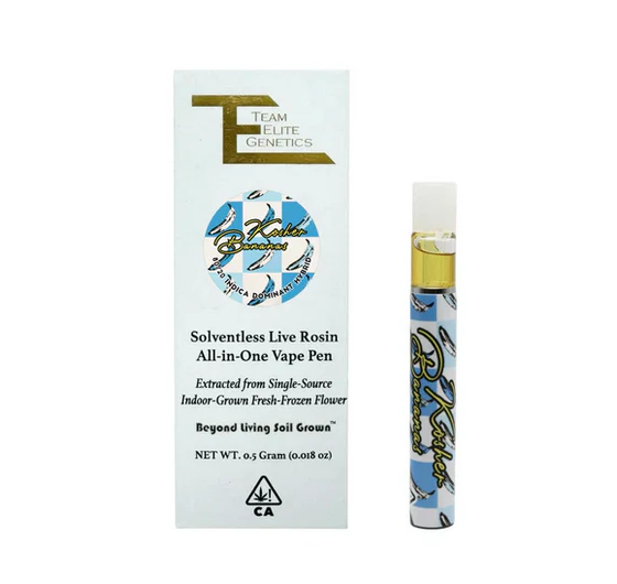 Team Elite Genetics - Team Elite Genetics - AIO - Live Rosin - Kosher Banana - 0.5G Main Image