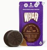 Sleep Chocolate Peanut Butter Cups | 100mg | Rosin Infused | WHOA