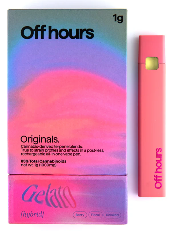 Off Hours - Off Hours | Disposable | AIO Vape - Gelato | 1g Main Image