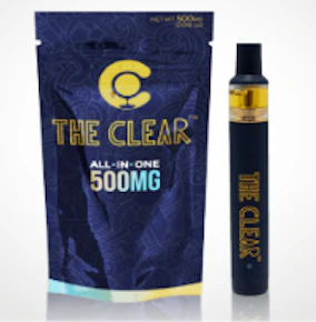 The Clear | Elite All in One Disposable Vape | Banana Cream | 0.5g