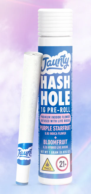 Jaunty - Jaunty | Preroll | Infused Hash Hole | Purple Starfruit | 1G Main Image