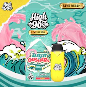 HIGH 90S | BAJA GUSHERZ LIVE RESIN - AIO | CARTRIDGE | 1G