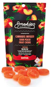 Sour Peach 100mg Gummy - Sativa | Smokiez