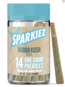 14pk Sparkiez Pre-Rolls - Bubba Kush 25%
