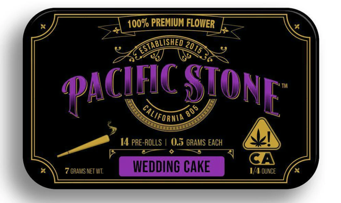 Pacific Stone - Pacific Stone - Pre Roll Pack - Indica - Wedding Cake - (7g total) 14 pack Main Image