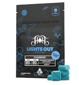 [Heavy Hitters] CBN Gummies - 1:1 - Lights Out Sugar Free Cloudberry (I)