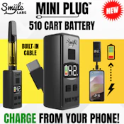 SMYLE LABS | MINI PLUG 510 THREAD BATTERY
