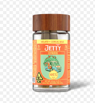 JETTY - JETTY | GELATO X WHITE MANGO - INFUSED 5PK | PREROLL | 2.5G Main Image
