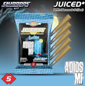 SLUGGERS 5PK Adios MF (Cookies Collab) Infused Preroll Pack