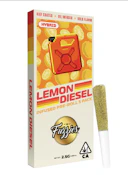 Fuzzies Delights 2.5g Pre-Rolls 5pk - Lemon Diesel 46-50%