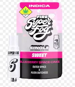 Blueberry Space Cake 1g Vape Cartridge - Indica | MFused