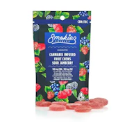 Smokiez Gummiez - 100mg - 10ct Gummies - Sour Jamberry 1:1 THC:CBN