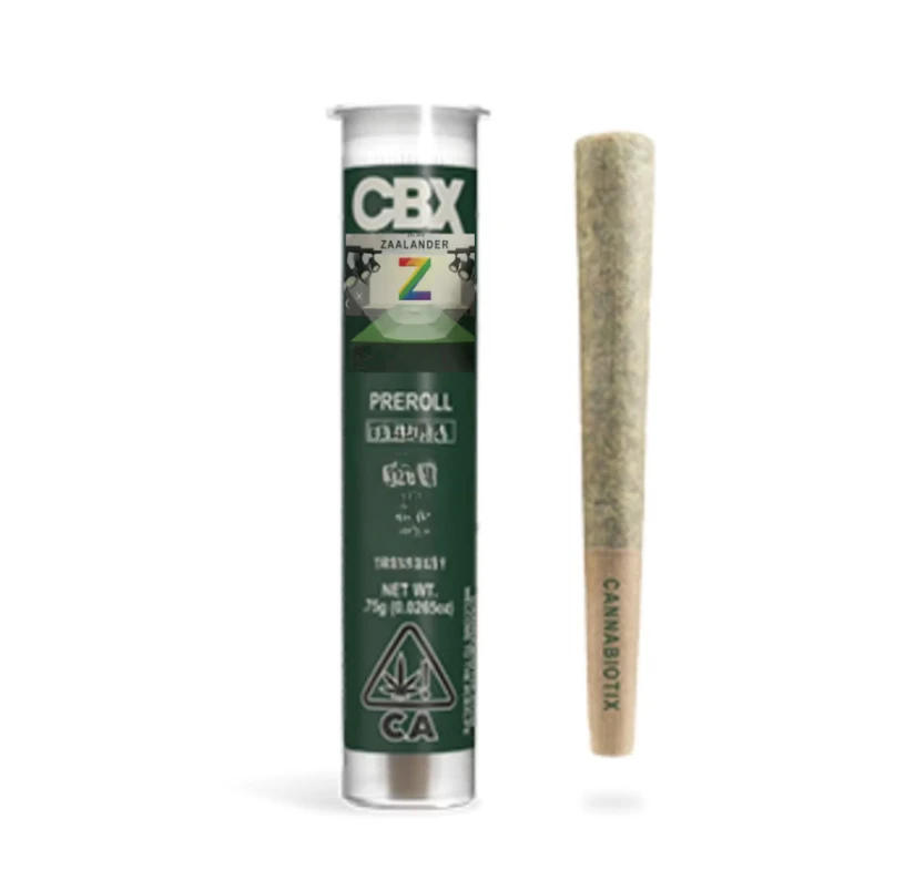 CBX: Cannabiotix - CBX | Zaalander | .75g Pre-Roll Main Image