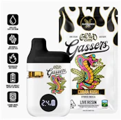 [Claybourne Co.] Gold Cut Gassers Vape AIO - 1g - Guava Gaslato (H/I)