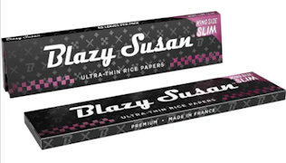 Blazy Susan - Ultra Thin Rolling Papers 1 1/4 - Black