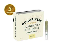 SOUR DIESEL 5PK INFUSED PREROLLS - DOGWALKERS - 2.25g