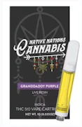 Granddaddy Purple 1g Live Resin Cartridge - Indica l NNC