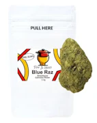 Blue Raz 3.5g Greenhouse Flower - Hybrid l Pot & Head