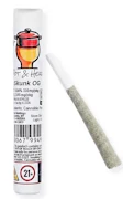 Skunk OG 1g Preroll - Hybrid l Pot & Head