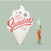 Sundae Vape Cartridge 1g Hybrid Apple Pie A La Mode