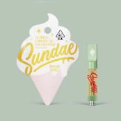 Sundae Vape Cartridge 1g Indica Banana Swirl