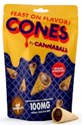 Milk Chocolate Cones 100mg - Hybrid | Cannabals