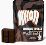 WHOA 100mg Dark Chocolate Single Bite