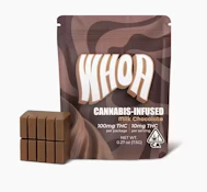 WHOA 100mg Milk Chocolate Single Bite