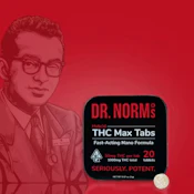 Dr Norms THC MAX Tablets Hybrid 1000mg