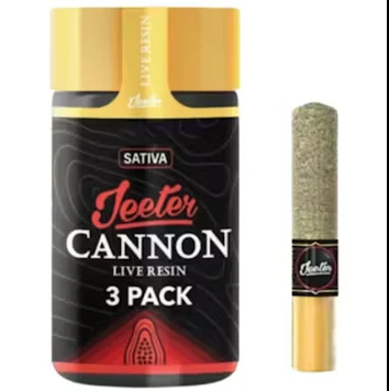 Jeeter - JEETER | SILVER HAZE CANNON - 3PK INFUSED | 1.5G Main Image