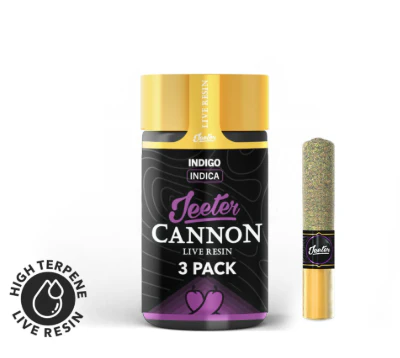 Jeeter - JEETER | INDIGO CANNON - 3PK INFUSED | PREROLL | 1.5G Main Image