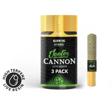 Jeeter - JEETER | ALIEN OG CANNON - 3PK INFUSED | PREROLL | 1.5G Main Image