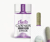 JEETER | GRAPE APE ROSIN CANNON - 3PK INFUSED | PREROLL | 1.5G
