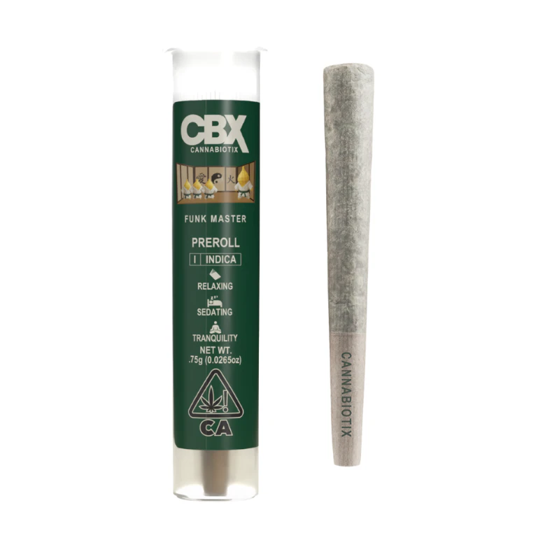 CBX - Cannabiotix - .75g Preroll - Funk Master Main Image