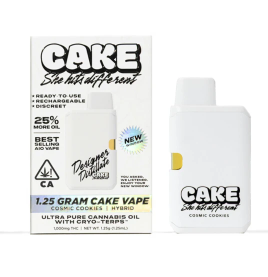 CAKE she hits different - CAKE | 1.25g | Hybrid | Designer Distillate | Cosmic Cookies Main Image
