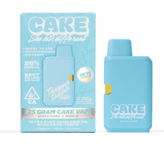 CAKE she hits different - Cake | Space Cake | 1.25 Grams - Hybrid - Designer Distillate Main Image