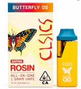 Butterfly OG - Live Rosin Cartridge - 1g (S) - CLSICS