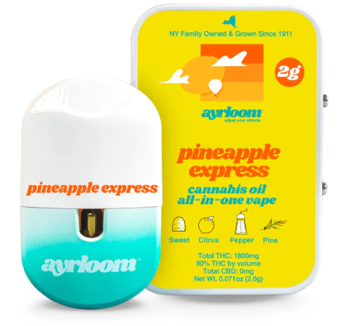 ayrloom - PINEAPPLE EXPRESS VAPE PEN - AYRLOOM - 2g Main Image