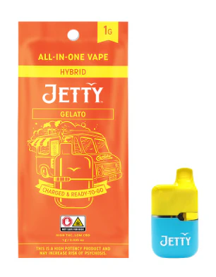 Jetty Extracts - Jetty Extracts - High THC - Gelato - Mini Tank - RTU - 1G Main Image