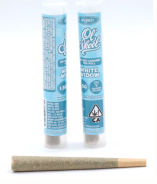 Ol' Skool - Ol' Skool - White Widow - Infused Preroll - 1.5g Main Image