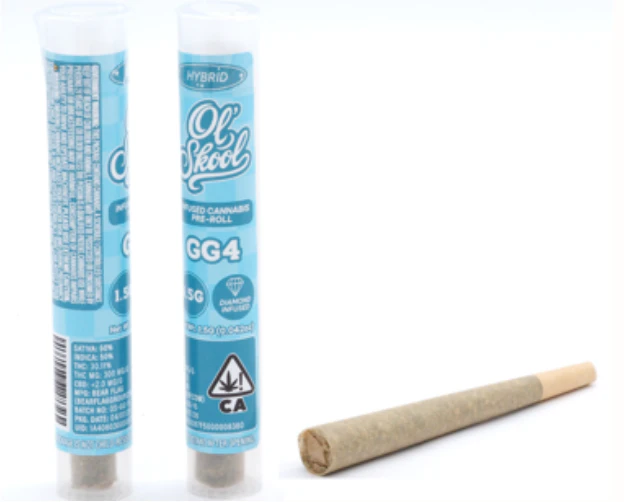 Ol' Skool - Ol' Skool - GG4 - Infused Preroll - 1.5g Main Image