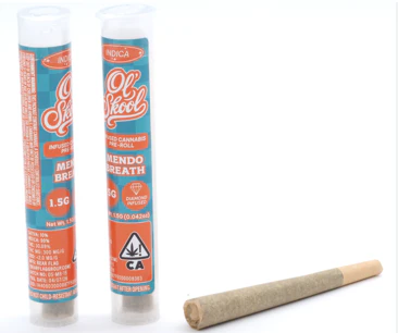 Ol' Skool - Ol' Skool - Mendo Breath - Infused Preroll - 1.5g Main Image