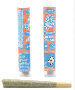 Ol' Skool - Ol' Skool - Blue Dream - Infused Preroll - 1.5g Main Image