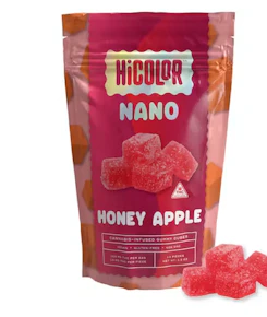 HiCOLOR | Edibles | Gummies | Infused (RSO) - Honey Apple | 10pk 100mg